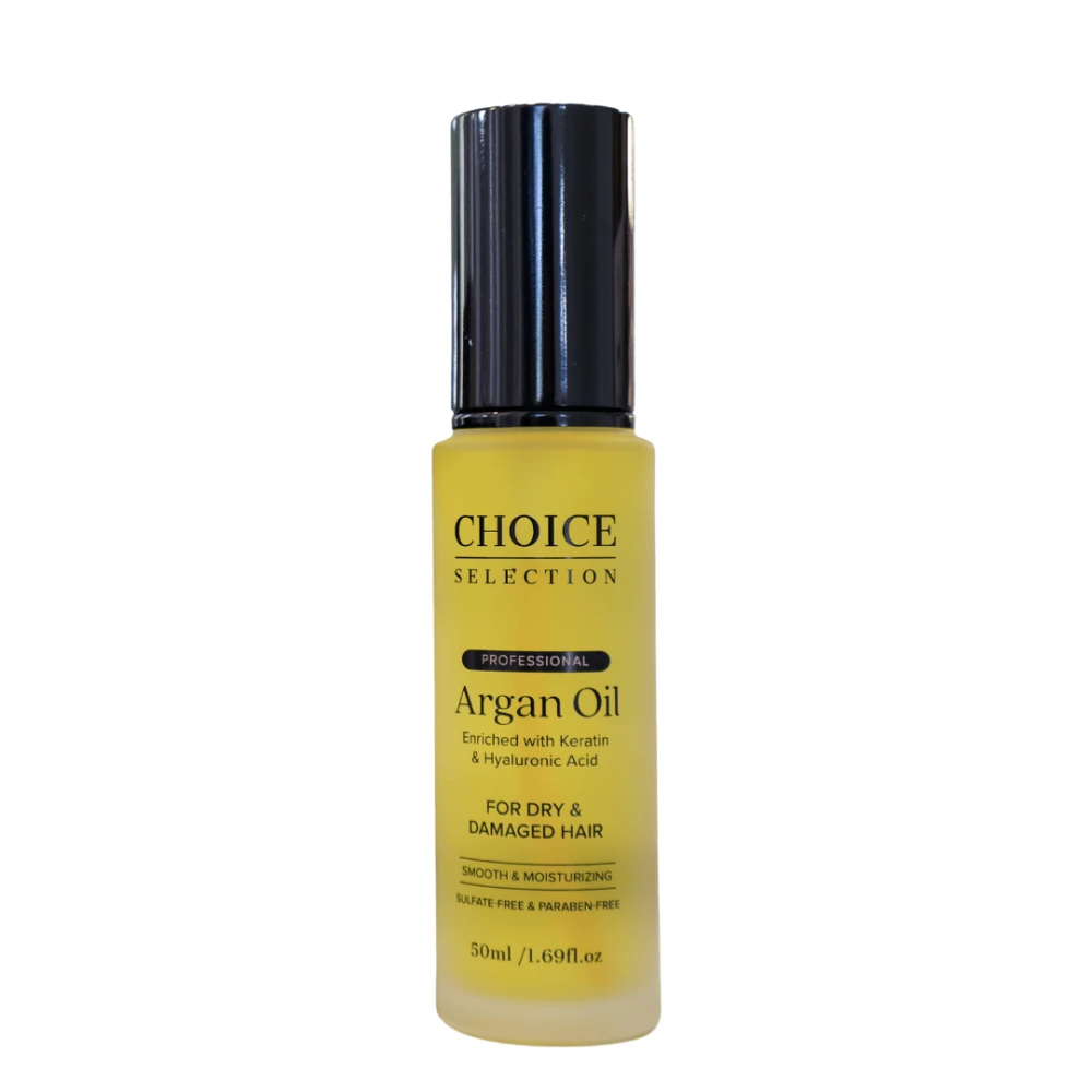 Aceite Capilar Choice Selection Argan Oil Keratin & Hyaluronic Acid - 50ML